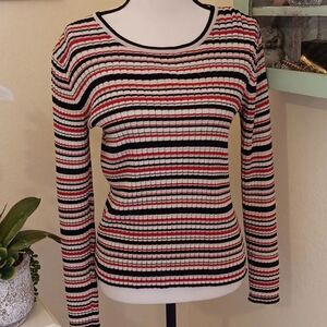 Pendleton Multicolor Striped Knit Top